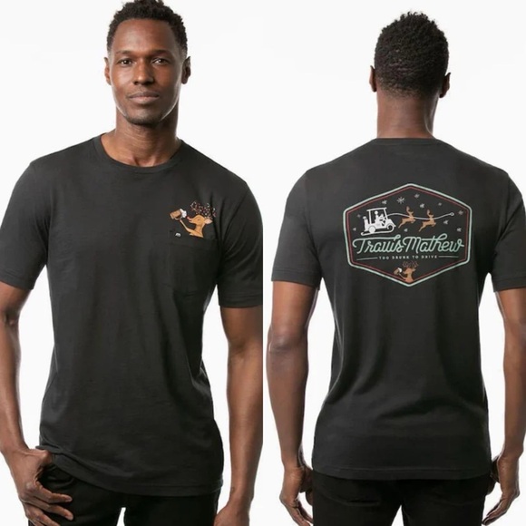 Travis Mathew Other - Travis Mathew Men's Black Graphic T-Shirt XXL